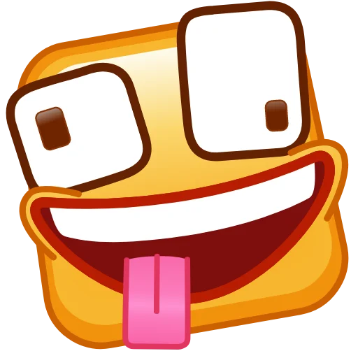 😜 Стикер «Square Emoji» для Telegram