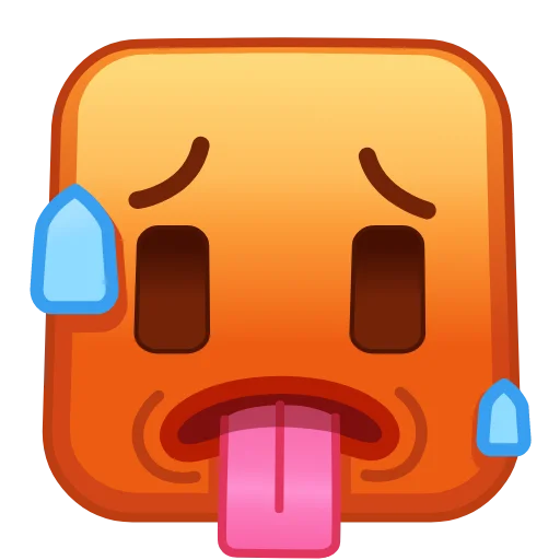 🥵 Стикер «Square Emoji» для Telegram