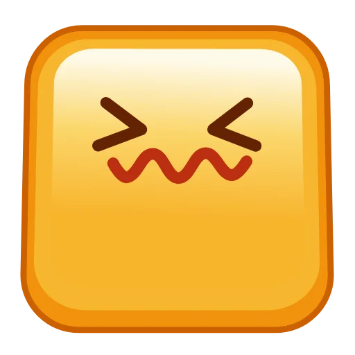 😖 Стикер «Square Emoji» для Telegram