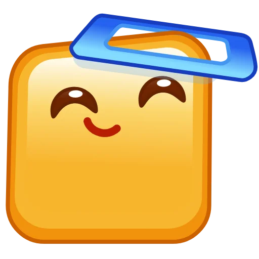 😇 Стикер «Square Emoji» для Telegram