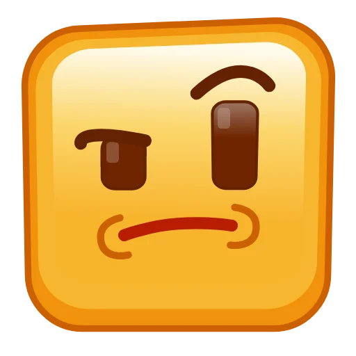 🤨 Стикер «Square Emoji» для Telegram