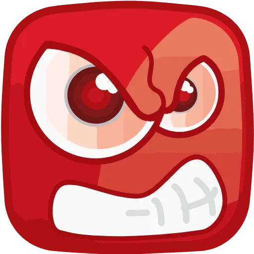 😡 Стикер «Square Emotions» для Telegram