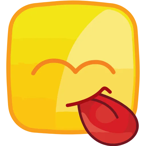 😝 Стикер «Square Emotions» для Telegram