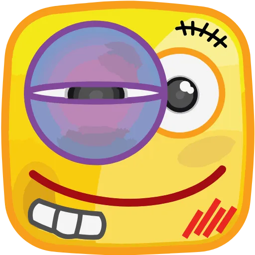 🤕 Эмодзи «Square Emotions» для Telegram