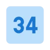 3️⃣ Эмодзи «Square Numbers» для Telegram