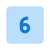 6️⃣ Эмодзи «Square Numbers» для Telegram