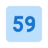5️⃣ Эмодзи «Square Numbers» для Telegram