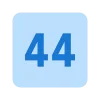 4️⃣ Эмодзи «Square Numbers» для Telegram