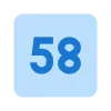 5️⃣ Эмодзи «Square Numbers» для Telegram