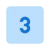 3️⃣ Эмодзи «Square Numbers» для Telegram