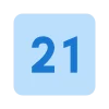 2️⃣ Эмодзи «Square Numbers» для Telegram