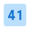 4️⃣ Эмодзи «Square Numbers» для Telegram