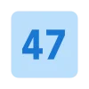 4️⃣ Эмодзи «Square Numbers» для Telegram