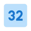 3️⃣ Эмодзи «Square Numbers» для Telegram