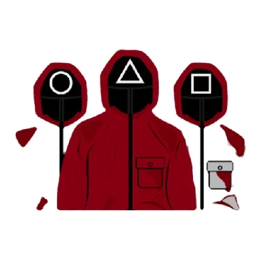 😈 Стикер «Squid game fanArt (Игра в кальмара)» для Telegram
