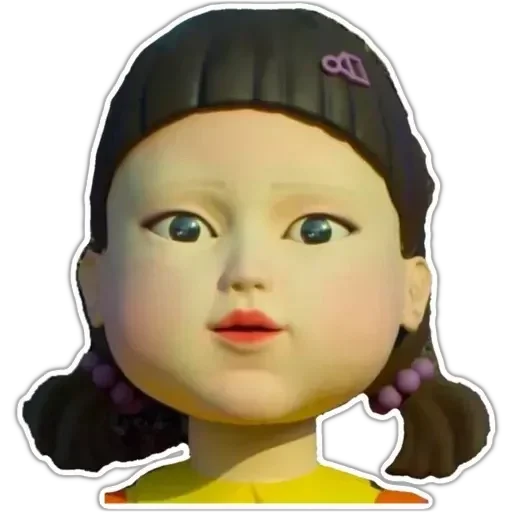 🙎‍♀️ Стикер «SquidGamePlayers» для Telegram
