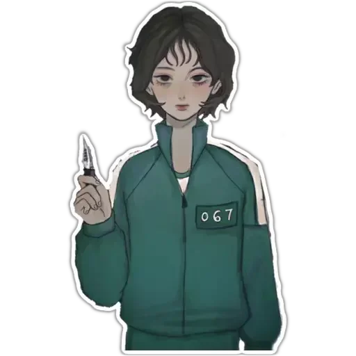 🦑 Стикер «Squid Game Netflix» для Telegram