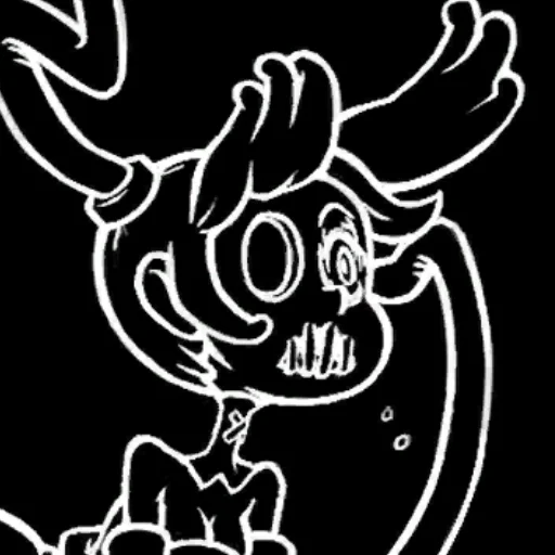 ⚰ Стикер «Сквигли Squigly» для Telegram