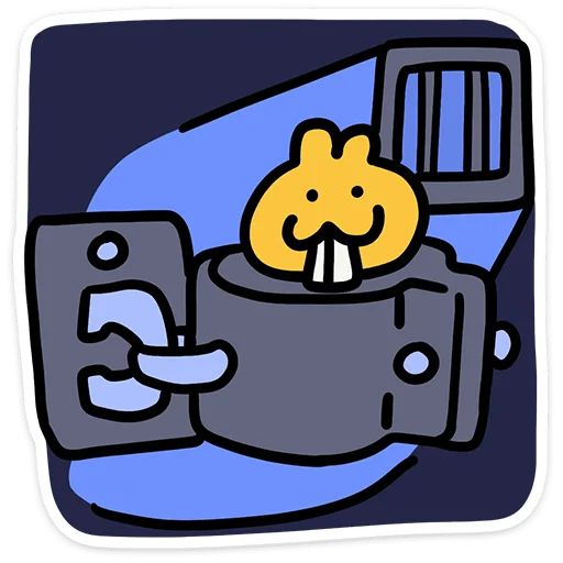 🐿️ Стикер «Бевка» для Telegram