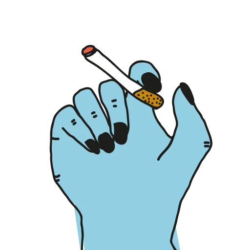 🚬 Стикер «срань» для Telegram