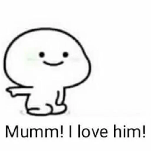 🧺 Стикер «( ◜‿◝ )♡» для Telegram