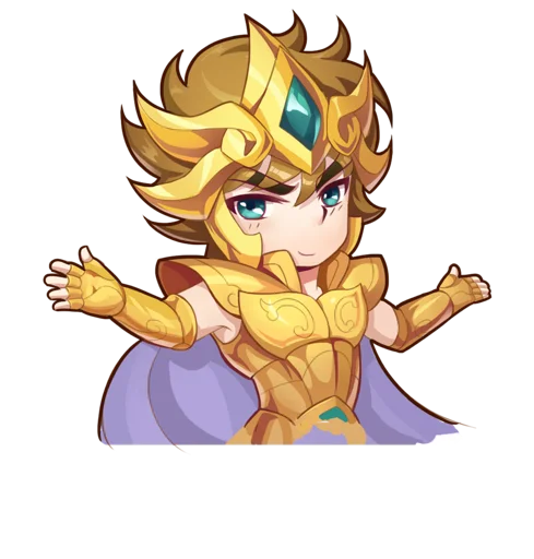 🙌 Стикер «Saint Seiya» для Telegram