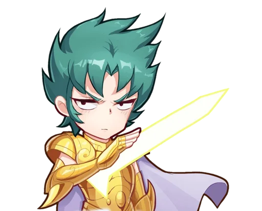 😠 Стикер «Saint Seiya» для Telegram