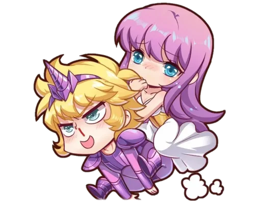 🦄 Стикер «Saint Seiya» для Telegram