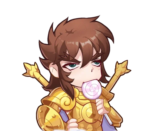 🍭 Стикер «Saint Seiya» для Telegram