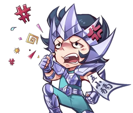 🤬 Стикер «Saint Seiya» для Telegram