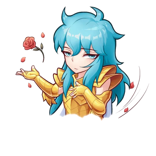 🌹 Стикер «Saint Seiya» для Telegram