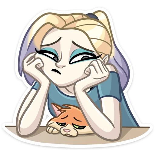😩 Стикер «Стейси» для Telegram