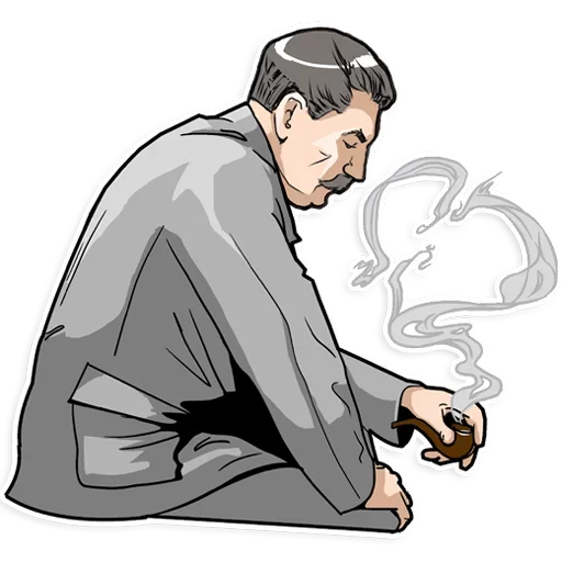 🖤 Стикер «Сталин» для Telegram