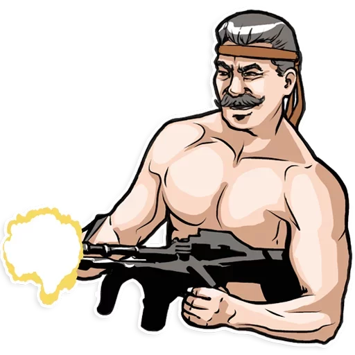 🗽 Стикер «Сталин» для Telegram
