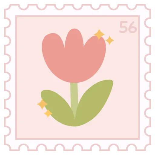🌷 Эмодзи «Марки» для Telegram