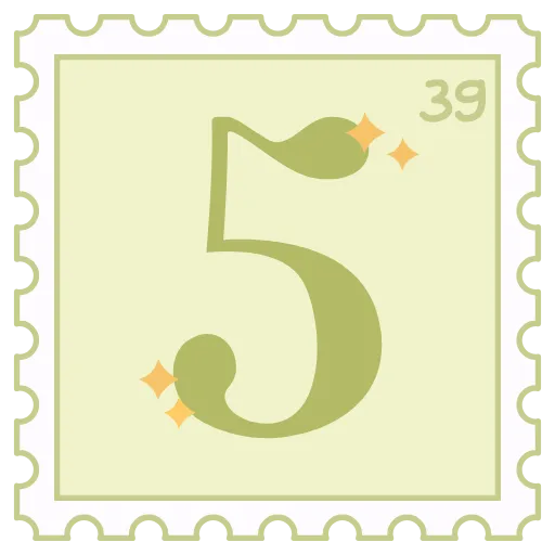 5️⃣ Эмодзи «Марки» для Telegram