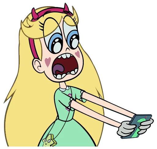 😮 Стикер «Star vs the forces of evil» для Telegram