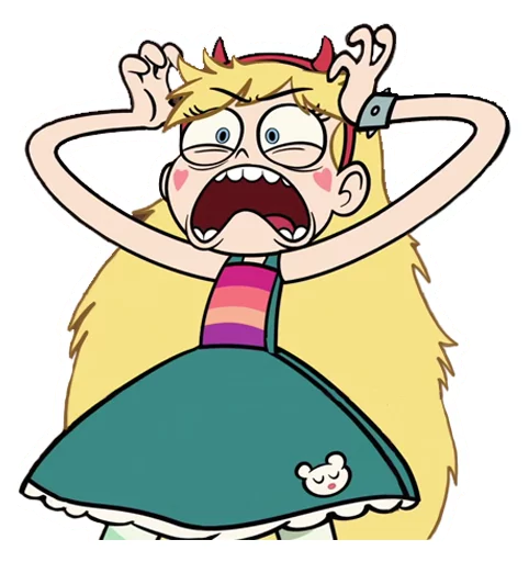 😵 Стикер «Star vs the forces of evil» для Telegram