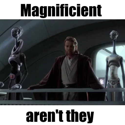 🙂 Стикер «Star Wars Prequel Memes» для Telegram