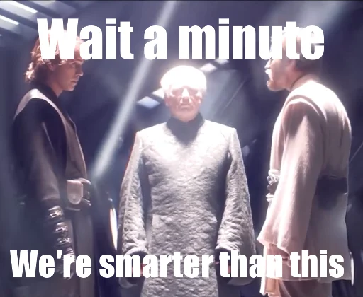 😒 Стикер «Star Wars Prequel Memes» для Telegram