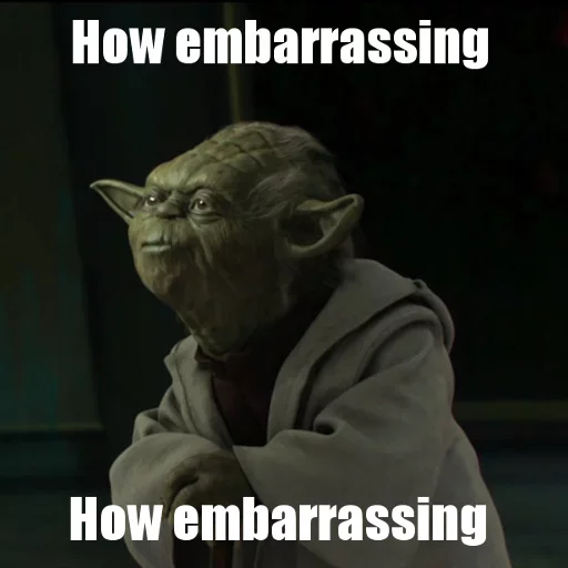 😜 Стикер «Star Wars Prequel Memes» для Telegram