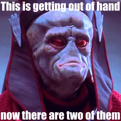 😦 Стикер «Star Wars Prequel Memes» для Telegram