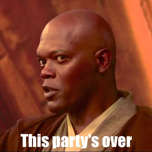 😠 Стикер «Star Wars Prequel Memes» для Telegram