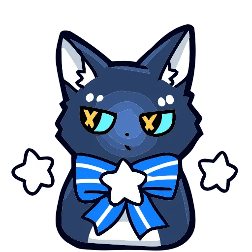 ⭐️ Эмодзи «Star Cat» для Telegram