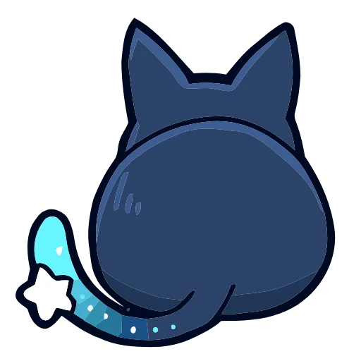⭐️ Эмодзи «Star Cat» для Telegram
