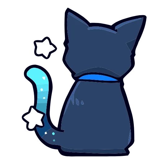 ⭐️ Эмодзи «Star Cat» для Telegram