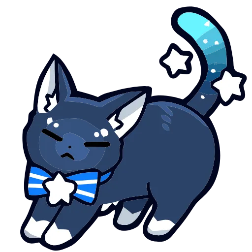 ⭐️ Эмодзи «Star Cat» для Telegram