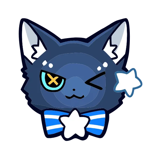 ⭐️ Эмодзи «Star Cat» для Telegram