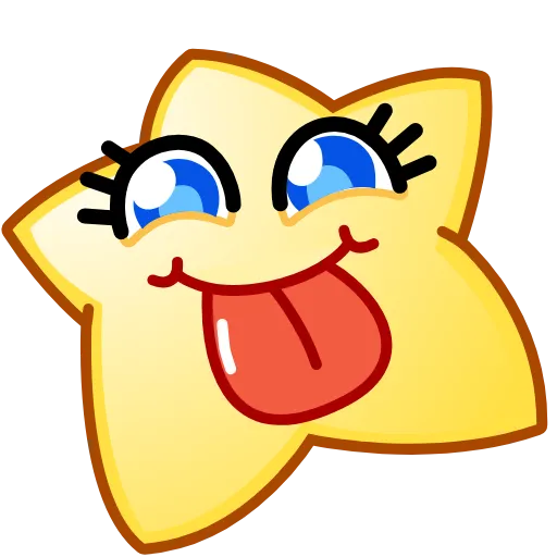 😛 Стикер «Star Emoji» для Telegram
