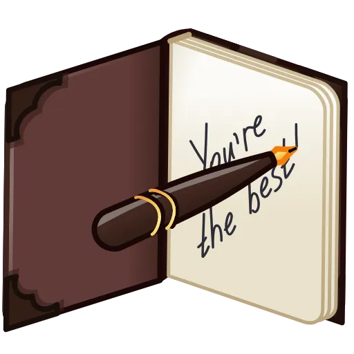 💎 Стикер «Star Notepad» для Telegram